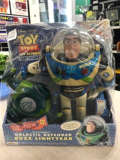 ジャングルジャングル貝塚店 トイストーリーおもちゃ バズライトイヤー バズ BUZZ GALACTIC DEFENDER BUZZ   レトロ フィギュア 未開封