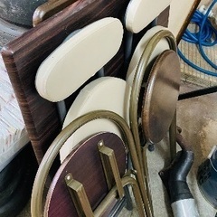 折りたたみ珈琲テーブル⭐️椅子⭐️セットで大幅値引きの画像