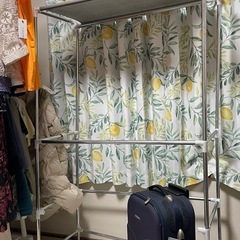 【団地】カーテン、レール4部屋分の画像