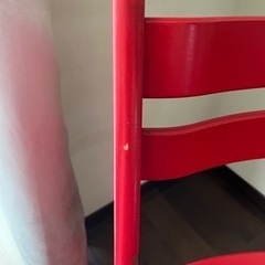 トリップトラップ ベビーセット付き レッドの画像