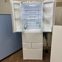 I671 🌈 ジモティー限定価格！ TOSHIBA 冷蔵庫 マジック大容量 FCシリーズ (458L)  ⭐ 動作確認済 ⭐ クリーニング済の画像