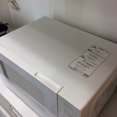 ジモティー見た！で5%OFF【電子レンジ】YAMAZEN 山善 YRL-F180（W) 2021年製 フラット庫内:ホワイトの画像