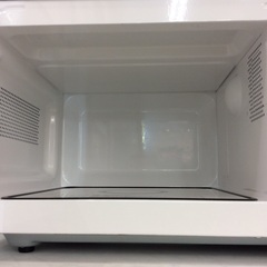 ジモティー見た！で5%OFF【電子レンジ】YAMAZEN 山善 YRL-F180（W) 2021年製 フラット庫内:ホワイトの画像