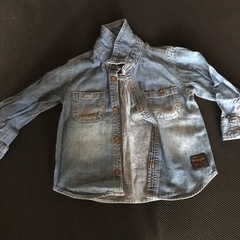 95センチ　デニムシャツの画像