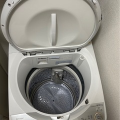 【おぎやん様】SHARP ES-TX8C　洗濯機8.0kgの画像