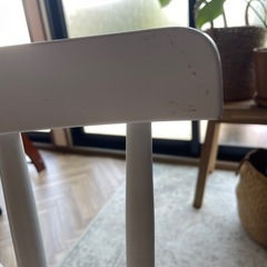 IKEA　AGAM アーガム 子ども用チェア, ホワイトの画像