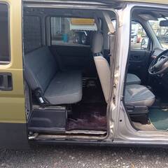 ご購入ありがとうございました。【車検★令和9年1月☆支払総額22万5000円】平成20年　ホンダ　アクティバン　4WD 　緑　AT車　走行距離83,000㎞　キャリア付き　ブロックタイヤ　即納車可能(^-^)の画像