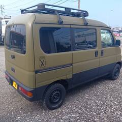 ご購入ありがとうございました。【車検★令和9年1月☆支払総額22万5000円】平成20年　ホンダ　アクティバン　4WD 　緑　AT車　走行距離83,000㎞　キャリア付き　ブロックタイヤ　即納車可能(^-^)の画像