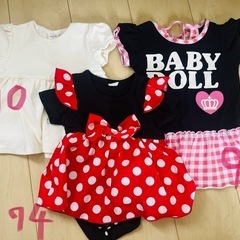 女の子赤ちゃん服まとめ売り8点以上♡ロンパース新品などの画像