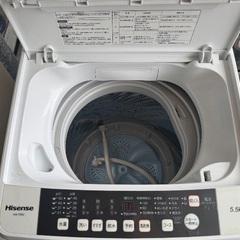 富山市Hisense洗濯機5.5kgの画像