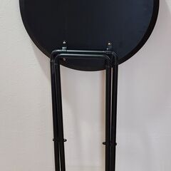丸形　黒　サイドテーブル・コーヒーテーブルの画像
