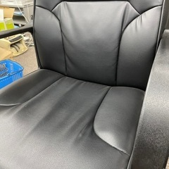 引取限定 複数ありオフィスコム　 ディレット 　レザーチェア（ローバック）の画像