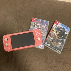 Switchライトピンクとソフト〔受け渡し者決定〕