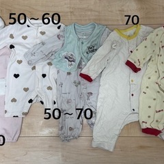新品・ブランド服あり　女の子ベビー服 ロンパース ワンピース 14点まとめ売り の画像