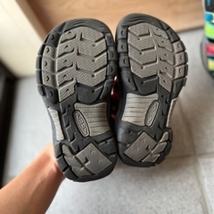 KEEN サンダル　18cm 赤の画像