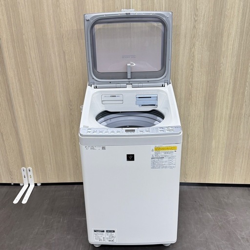 A1337 🌟激安‼️シャープ8.0K.5KG 電気洗濯乾燥機ES-PX8C-S