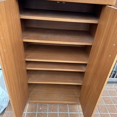 シューズボックス 収納棚 玄関収納の画像