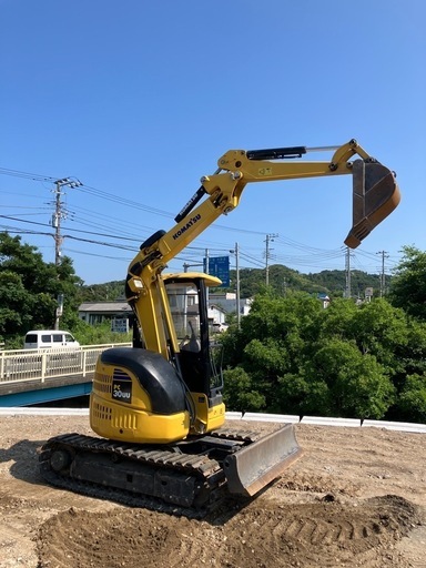 KOMATSU コマツ PC30UU‐3 中古ミニユンボ 稼働1212時間 低騒音型 3t