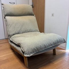 【週末のタイムセール】【美品】無印良品　ハイバックリクライニングソファ　1人用 週末のタイムセール】【美品】無印良品 ハイバック