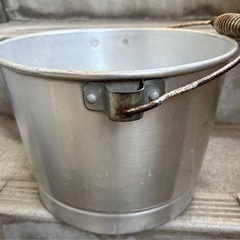 中古◆学校給食バケツ◆バケツ◆アルミ◆の画像