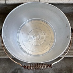 中古◆学校給食バケツ◆バケツ◆アルミ◆の画像