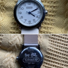 可動品COACH クォーツ レディース 腕時計 with ポーチの画像