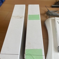 wii本体2台、太鼓の達人2台、wiiフィットボード、ソフト16本の画像