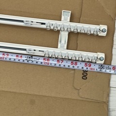 新品未使用カーテンレール２連　180cmの画像