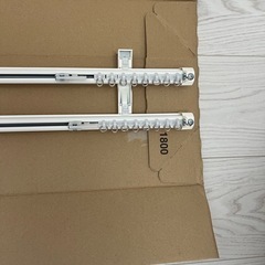 新品未使用カーテンレール２連　180cmの画像