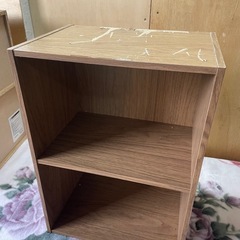 2段 カラーボックス 傷みあり 中古品 在庫2個 の画像