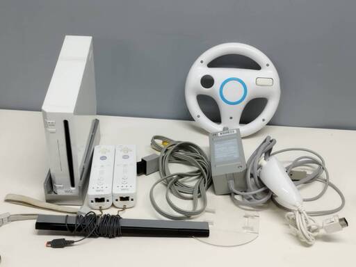 現状品】Nintendo Wii 本体 (RVL-001) ホワイト (中古パソコン