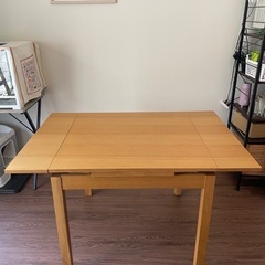 無印良品　ダイニングテーブルの画像