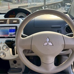 即日乗って帰れます♪三菱 ekワゴン MS スライドドア★総額11.8万円★車検ロング エアコン冷え冷え！珍しい片側パワースライドドア♪機関良好 修復歴なし フルセグTV バックカメラ付き！の画像