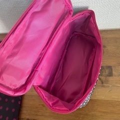 ドット柄ポーチ　5個セットの画像