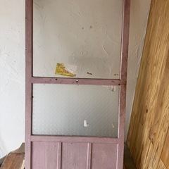 レトロ　すりガラス戸　2枚　代理出店　