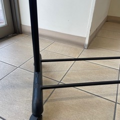 良品　ハンガーラック　黒の画像