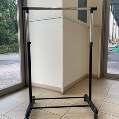 良品　ハンガーラック　黒