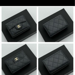 CHANEL シャネル マトラッセ キャビアスキン 三つ折り財布...