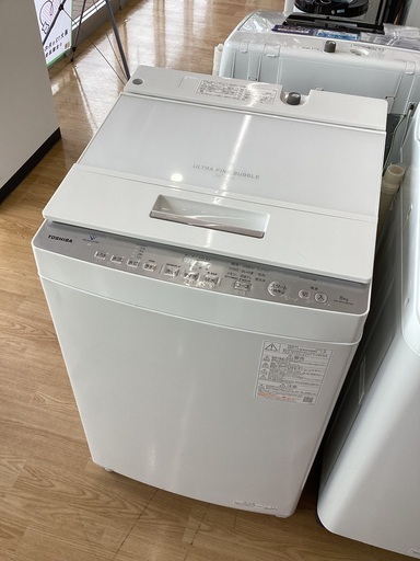 トレファクマーケット久喜店】TOSHIBA全自動洗濯機 8.0kg2023年