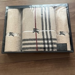 未使用Burberry バーバリーバスタオルフェイスタオル (める) 東