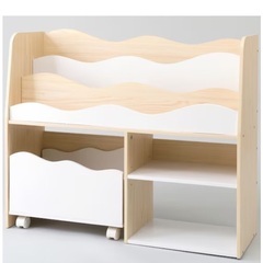 ニトリ　キッズ本棚Mの画像