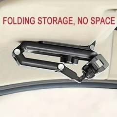 ⭐️新品・未使用・未開封⭐️車用サンバイザーモバイルホルダー🟪360度回転🟪ABS素材🟪の画像