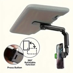 ⭐️新品・未使用・未開封⭐️車用サンバイザーモバイルホルダー🟪360度回転🟪ABS素材🟪の画像