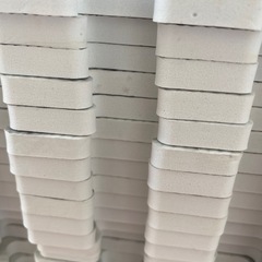 ニトリ　大理石柄マットの画像