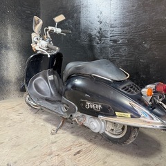 ★支払総額4.5万円★定休日なし！いつでも現車確認可能です！ ホンダ ジョーカー50 黒 AF42 車格大きい50cc！ 2ストのためオイル注ぎ足すだけ！ フロントディスクブレーキ！ カスタムベースに♪の画像