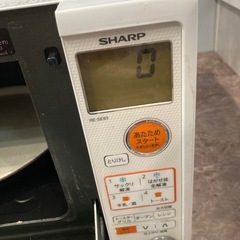 値下げ！シャープ オーブンレンジ 稼働品 2012年製 SHARPの画像