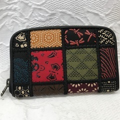 印傳 パッチワーク 小銭入れの画像
