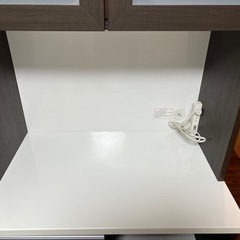 食器棚 ニトリ KRISNAシリーズ 80KB-DBKの画像