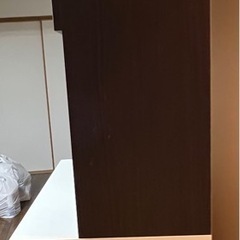 食器棚 ニトリ KRISNAシリーズ 80KB-DBKの画像