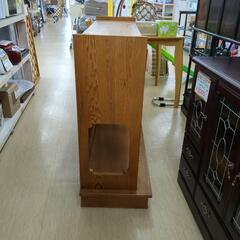 杉の和風棚！レトロな木製飾り棚/和風ラック  多用途に活躍！【こちらは店舗です。浜村鹿野温泉ICから3分 買取本舗 宮本リサイクル 営業時間9～19時 定休日水曜のみ←連絡できませんm(_ _)m】の画像